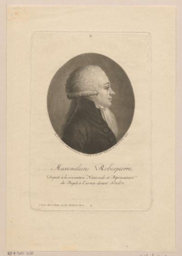 Portrait of Maximilien-Marie-Isidore de Robespierre