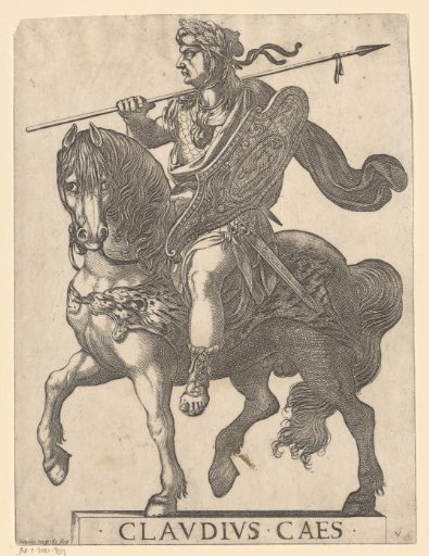 Claudius I, Emperor of the Roman Empire, on Horseback