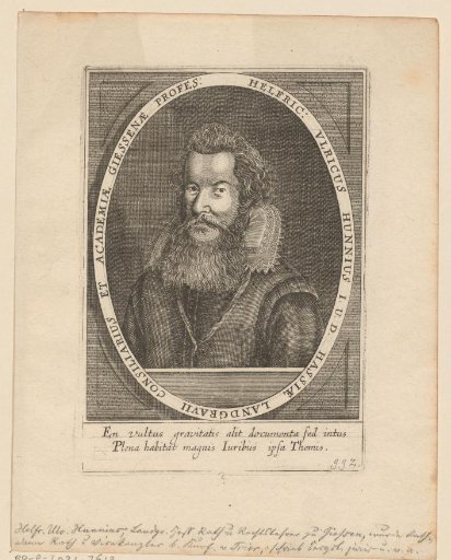 Portrait of Helfrich Ulrich Hunnius