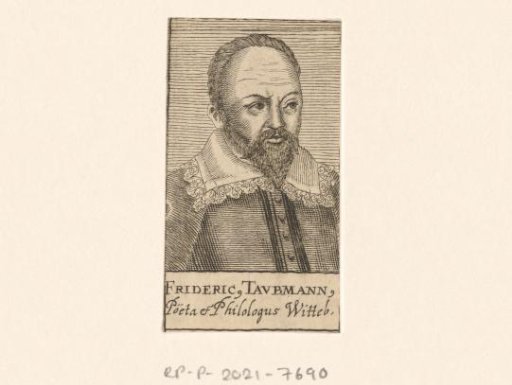 Portrait of Friedrich Taubmann