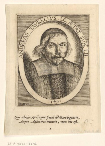Portrait of Andreas Taurellus