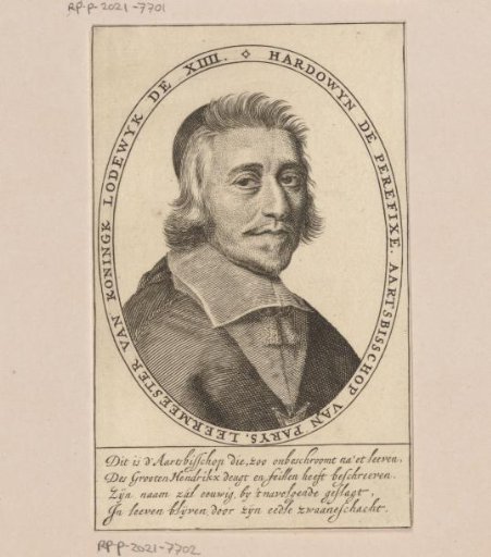 Portrait of Hardouin de Péréfixe de Beaumont