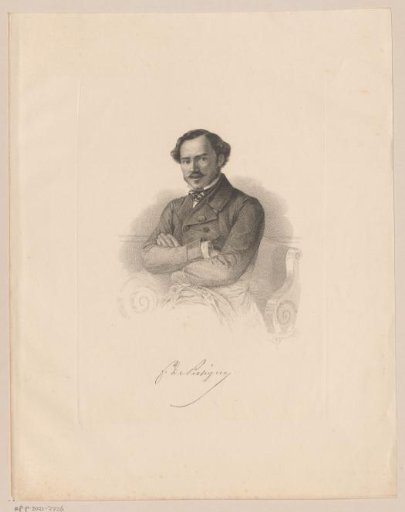 Portrait of Jean-Gilbert Victor Fialin, Duke of Persigny