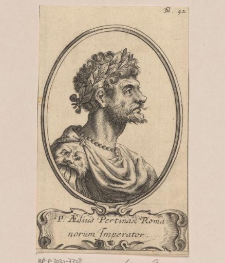 Portrait of Pertinax, Emperor of the Roman Empire