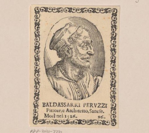 Portrait of Baldassare Peruzzi