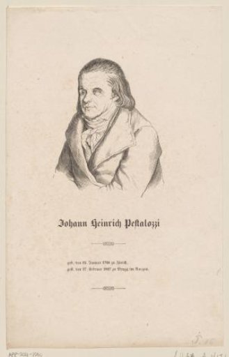 Portrait of Johann Heinrich Pestalozzi