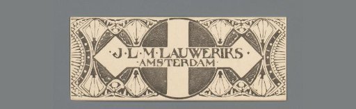 Visiting card of Mathieu Lauweriks