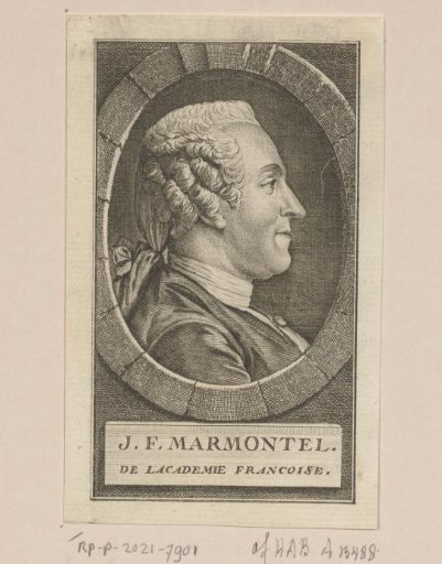 Portrait of Jean-François Marmontel