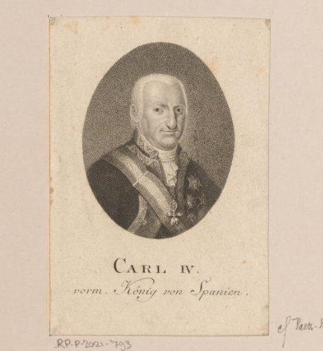 Portrait of Charles IV, King of Spain