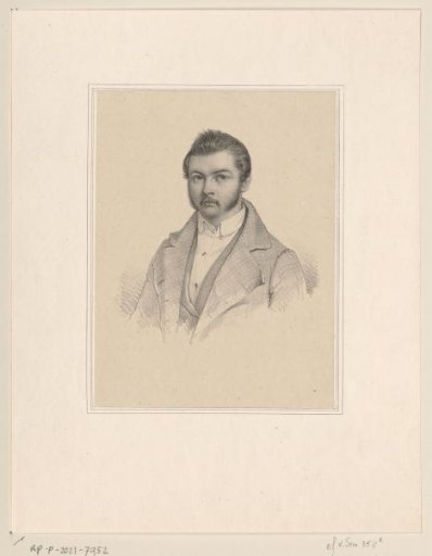Portrait of a man, possibly Henri Martin (1793–1882)
