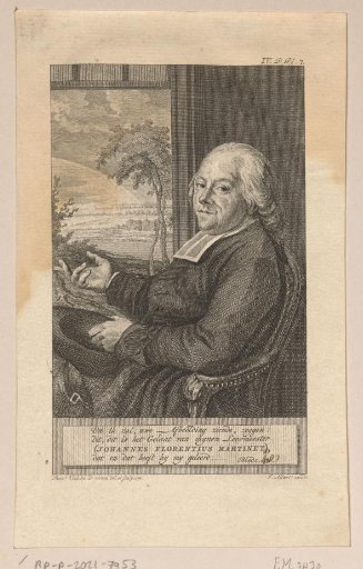 Portrait of Joannes Florentius Martinet