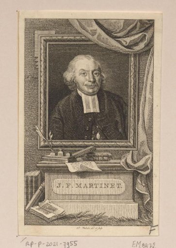 Portrait of Joannes Florentius Martinet