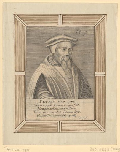 Portrait of Petrus Martyr Vermigli