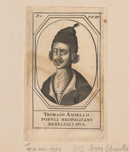 Portrait of Masaniello