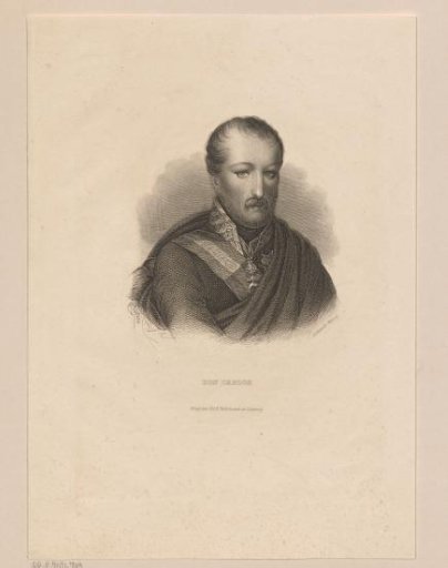 Portrait of Carlos María Isidro Benito de Borbón y Borbón-Parma