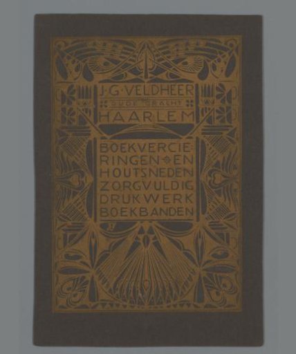 Calling card of Jaap Veldheer