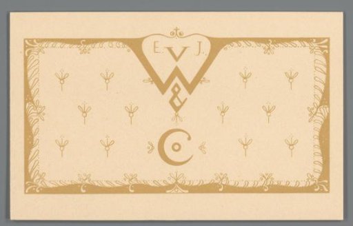 Business card of art dealer E.J. van Wisselingh & Co.