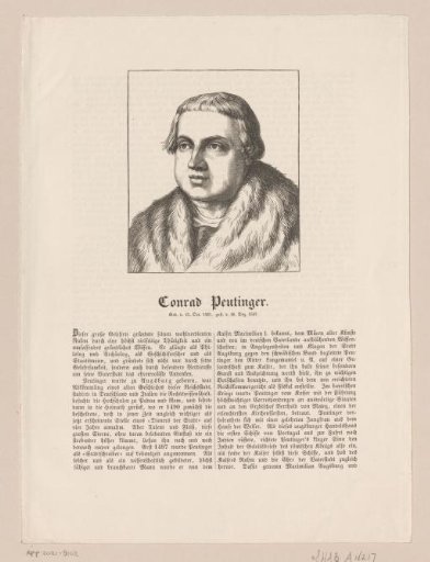 Portrait of Conrad Peutinger