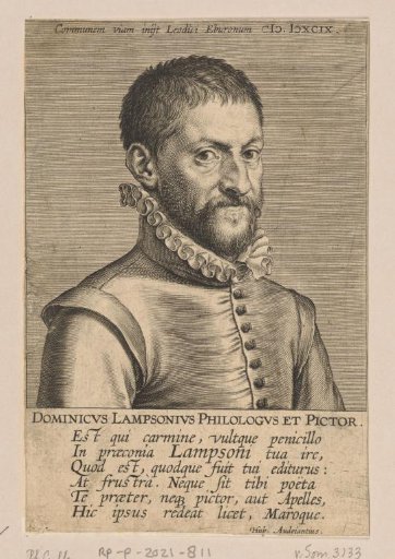 Portrait of Dominicus Lampsonius