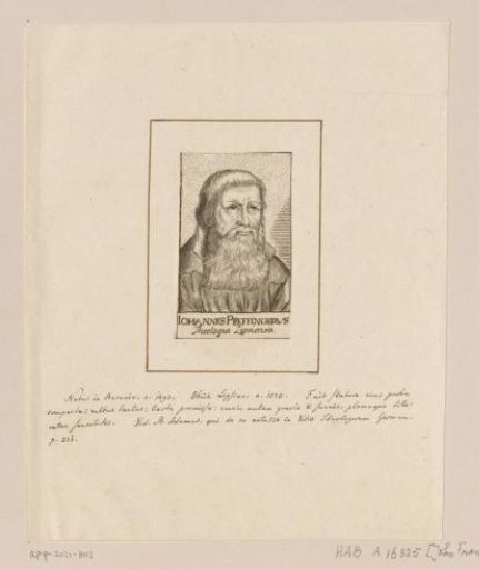 Portrait of Johann Pfeffinger