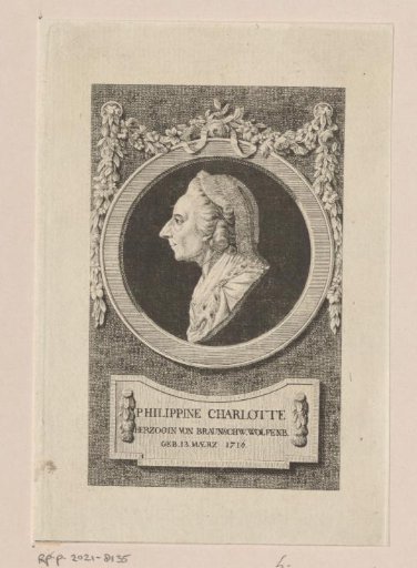 Portrait of Philippine Charlotte of Brunswick-Lüneburg