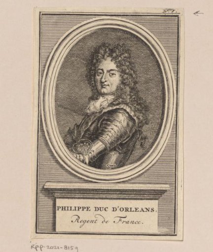 Portrait of Philip II, Duke of Orléans