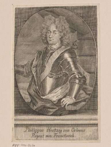 Portrait of Philip II, Duke of Orléans