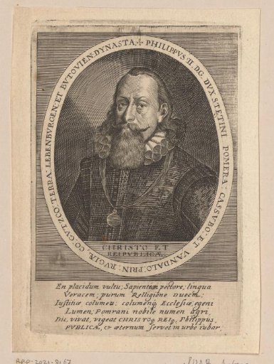 Portrait of Philip II, Duke of Pomerania