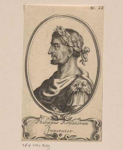 Portrait of Philippus II, Emperor of the Roman Empire