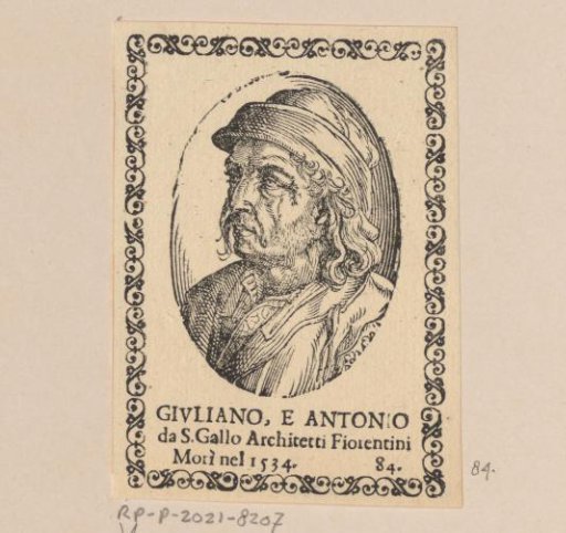 Portrait of Giuliano da Sangallo