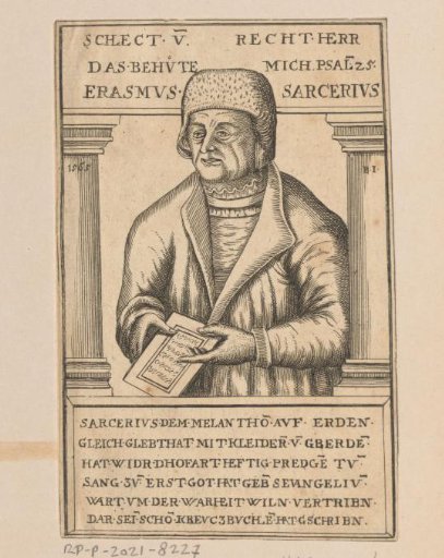 Portrait of Erasmus Sarcerius