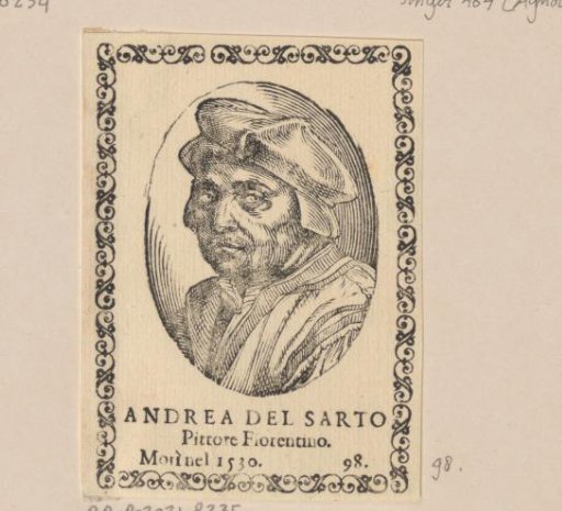 Portrait of Andrea del Sarto