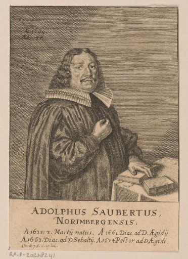 Portrait of Adolf Saubert