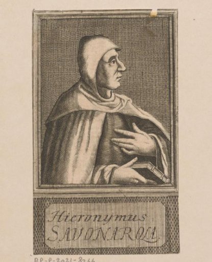Portrait of Girolamo Savonarola