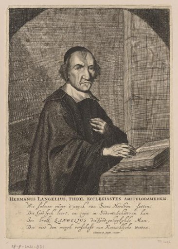 Portrait of Hermanus Langelius
