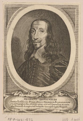 Portrait of Heinrich Langenbeck