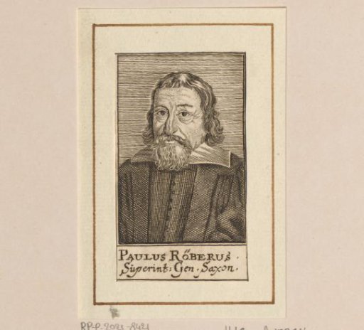 Portrait of Paulus Röber