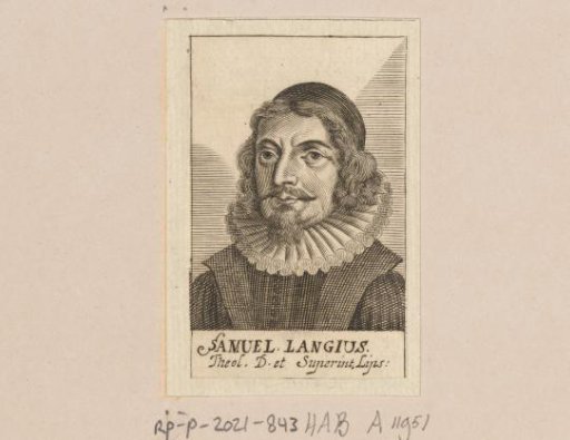 Portrait of Samuel Lange