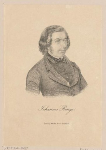 Portrait of Johannes Ronge