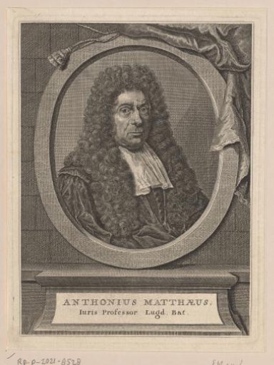 Portrait of Antonius Matthaeus III
