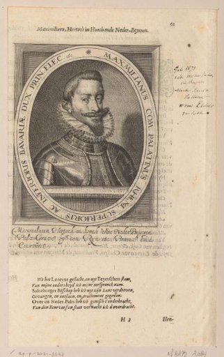 Portrait of Maximilian I of Bavaria