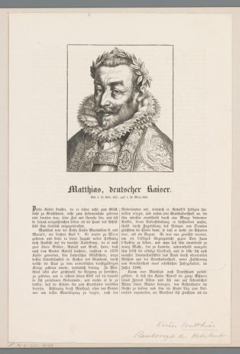 Portrait of Emperor Matthias