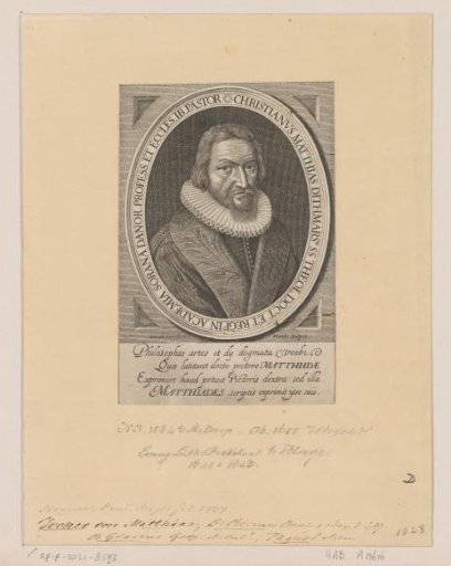 Portrait of Christian Matthias