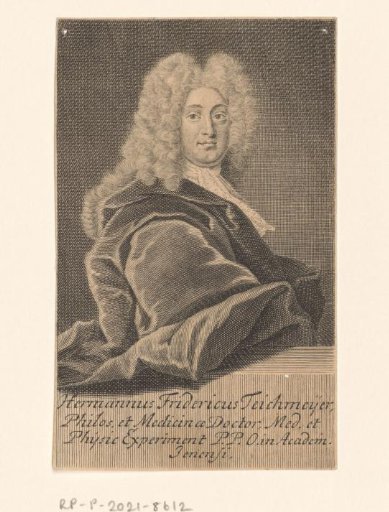 Portrait of Hermann Friedrich Teichmeyer