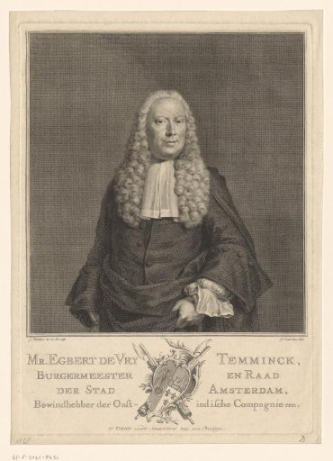 Portrait of Egbert de Vrij Temminck