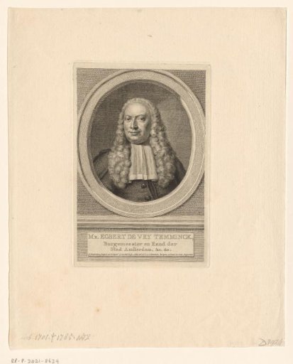 Portrait of Egbert de Vrij Temminck
