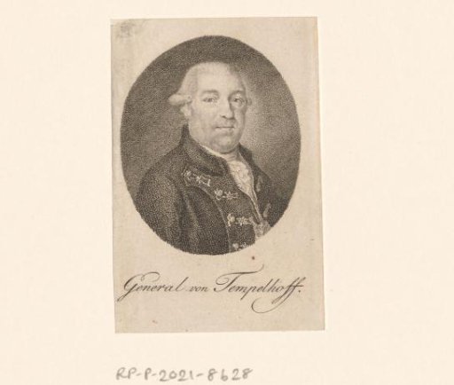 Portrait of Georg Friedrich von Tempelhoff