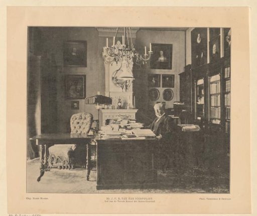 Johannes Pieter Roetert Tak van Poortvliet in His Study