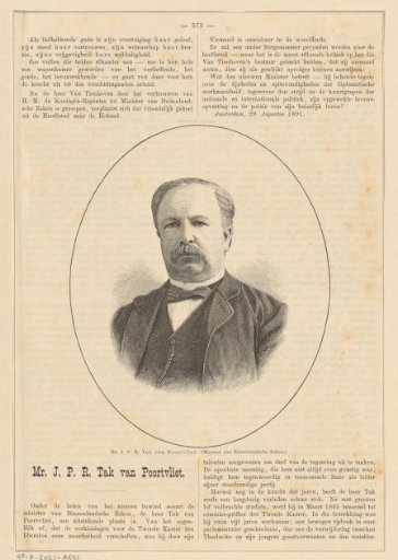 Portrait of Johannes Pieter Roetert Tak van Poortvliet
