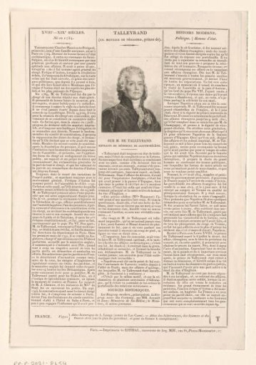 Portrait of Charles Maurice de Talleyrand-Périgord
